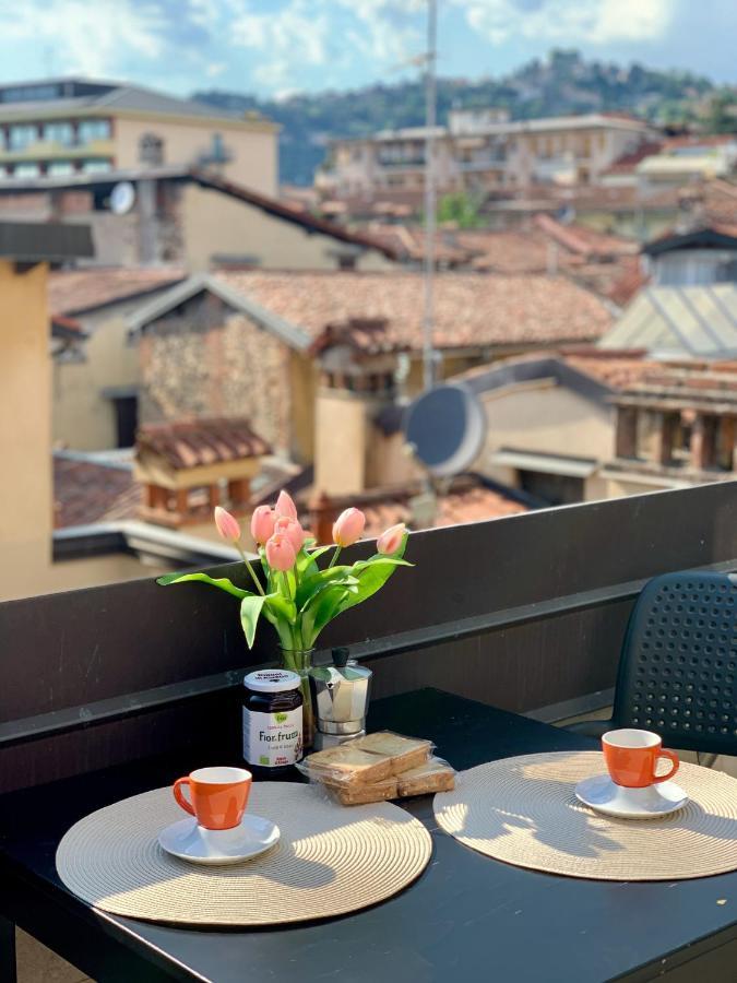 Magic Place Bergamo! Relax Apartment With Terrace In The Heart Of The City المظهر الخارجي الصورة